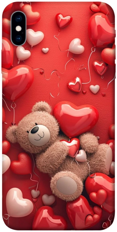 Чохол на Apple iPhone X (5.8") bear in hearts фото 1 з 1