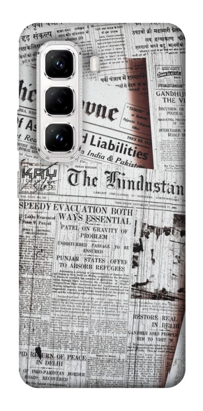 Чохол на Infinix Hot 50 Pro Газети фото 1 з 1