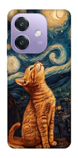 Чохол на Oppo A3X van gogh cat фото 1 з 1