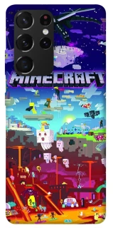 Чехол на Samsung Galaxy S21 Ultra Minecraft world фото 1 из 1
