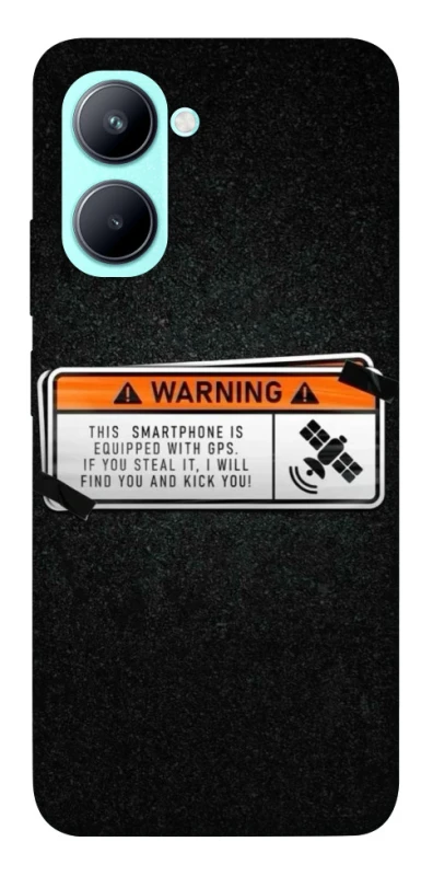 Чохол на Realme C33 Warning фото 1 з 1