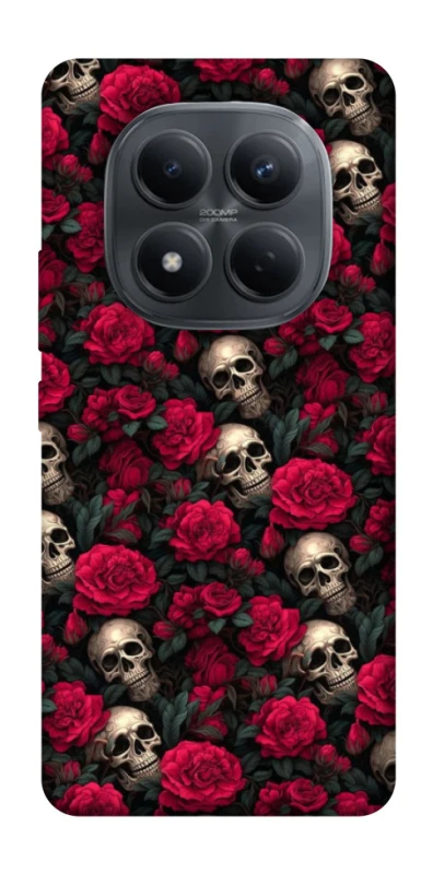 Чохол на Xiaomi Redmi Note 15 Pro 4G Черепа та рози фото 1 з 1