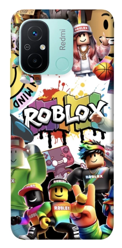 Чохол на Xiaomi Redmi 12C / Poco C55 Roblox Characters Collage фото 1 з 1