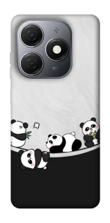Чохол на TECNO Spark 20 Four pandas фото 1 з 1