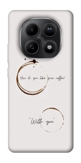 Чохол на Xiaomi Redmi Note 15 5G Coffee with you фото 1 з 1