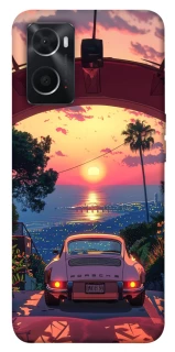 Чехол на Oppo A76 4G Porsche at sunset фото 1 из 1