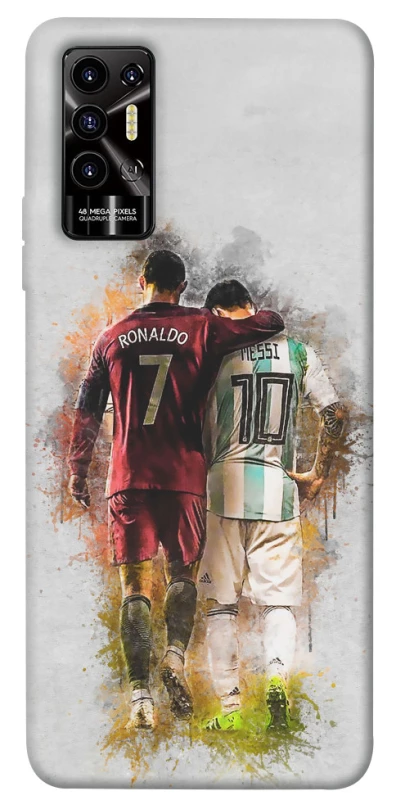 Чохол на TECNO Pova 2 (LE7n) Ronaldo та Messi фото 1 з 1