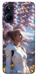 Чехол на Realme 10 4G Cyber space girl ver.1 фото 1 из 1