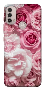 Чохол на Motorola Moto E40 Рожеві Квіти фото 1 з 1