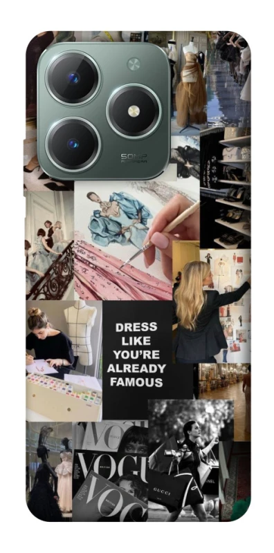 Чехол на Realme C61 Fashion collage ver.11 фото 1 из 1
