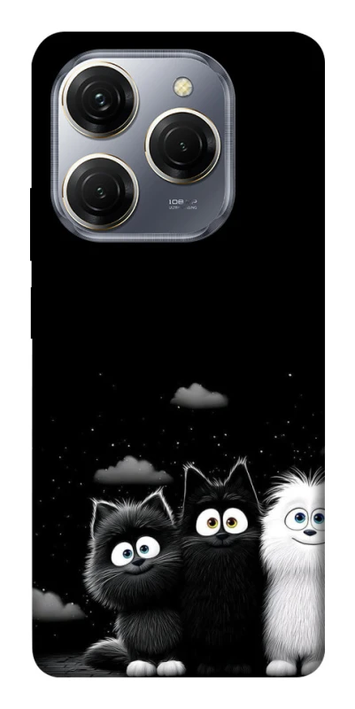 Чохол на TECNO Spark 20 Pro Three Cats фото 1 з 1