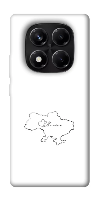 Чехол на Xiaomi Redmi Note 14 Pro 5G Ukraine map фото 1 из 1