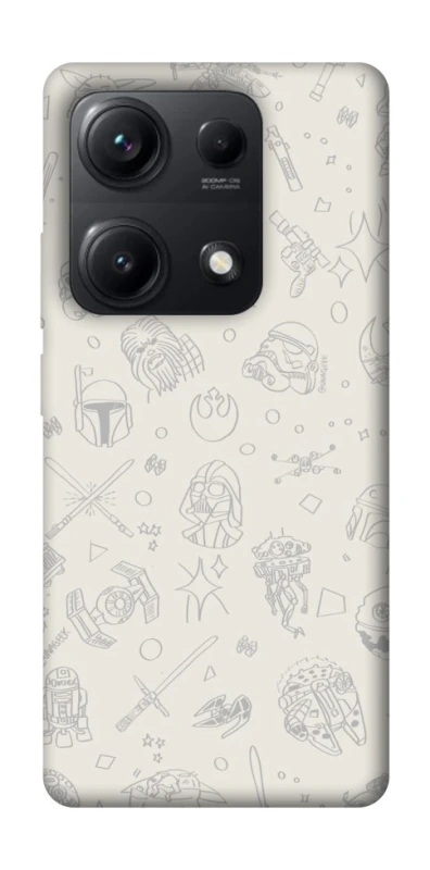 Чехол на Xiaomi Redmi Note 14S Star Wars background ver.1 фото 1 из 1