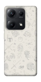 Чехол на Xiaomi Redmi Note 14S Star Wars background ver.1 фото 1 из 1