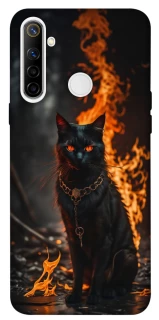 Чохол на Realme 6i Вогняний кіт фото 1 з 1