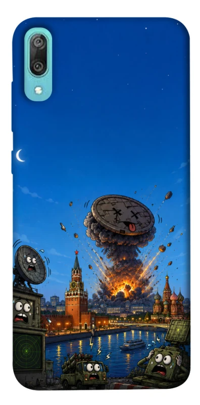 Чохол на Huawei Y6 Pro (2019) Moscow never sleeps ver.8 фото 1 з 1