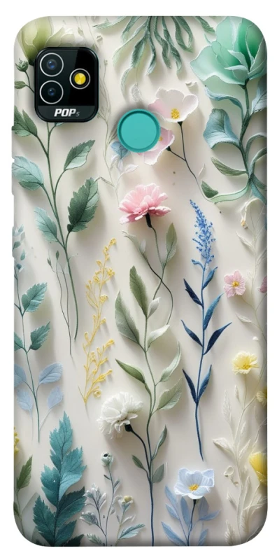 Чехол на TECNO POP 5 Floral design ver.3 фото 1 из 1