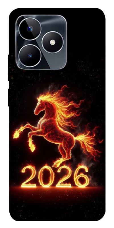 Чохол на Realme C53 Red Fire Horse ver.1 фото 1 з 1