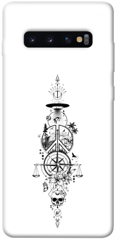 Чехол на Samsung Galaxy S10+ Tattoo ver.7 фото 1 из 1