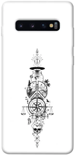 Чехол на Samsung Galaxy S10+ Tattoo ver.7 фото 1 из 1