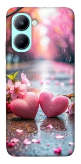 Чехол на Realme C33 Pink heart фото 1 из 1