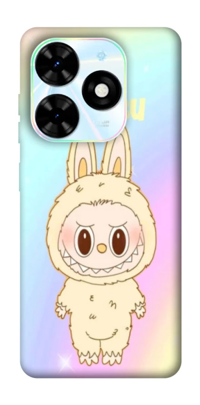 Чохол на TECNO Spark Go 2024 Fluffy Rainbow Labubu фото 1 з 1