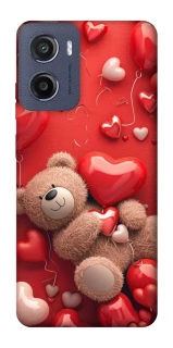 Чохол на Motorola Moto G05 bear in hearts фото 1 з 1