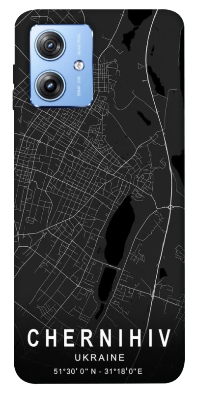 Чохол на Motorola Moto G84 Chernihiv map фото 1 з 1