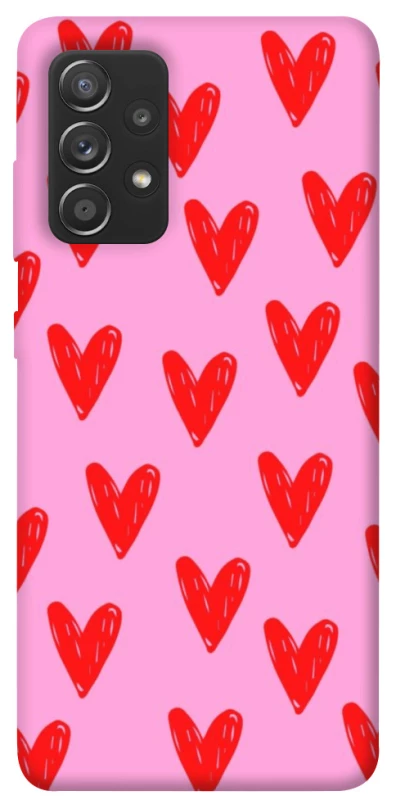 Чохол на Samsung Galaxy A72 4G / A72 5G Red hearts 2 фото 1 з 1