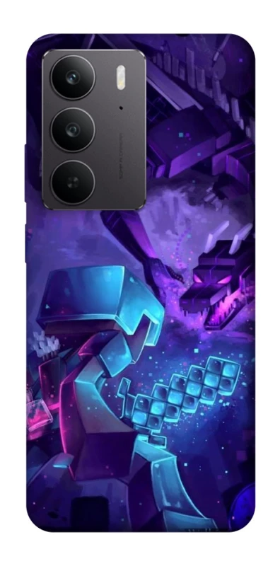 Чехол на Realme C75 Minecraft dragon фото 1 из 1