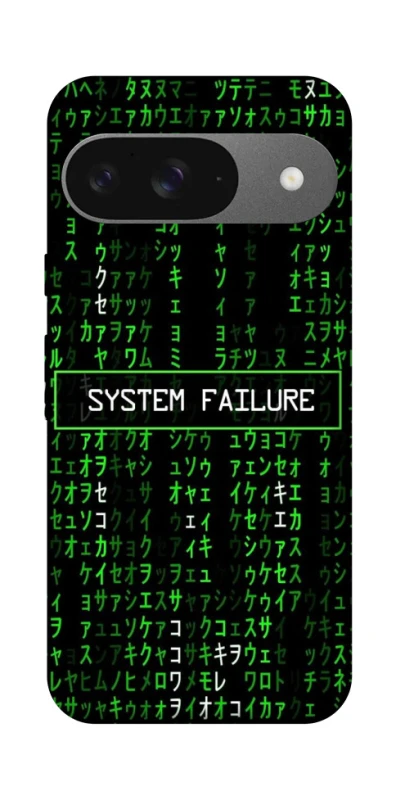 Чехол на Google Pixel 10 Matrix system failure фото 1 из 1