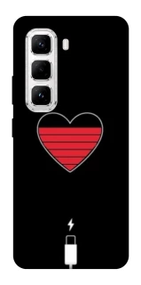 Чохол на Infinix Hot 50 Pro Charge your heart фото 1 з 1