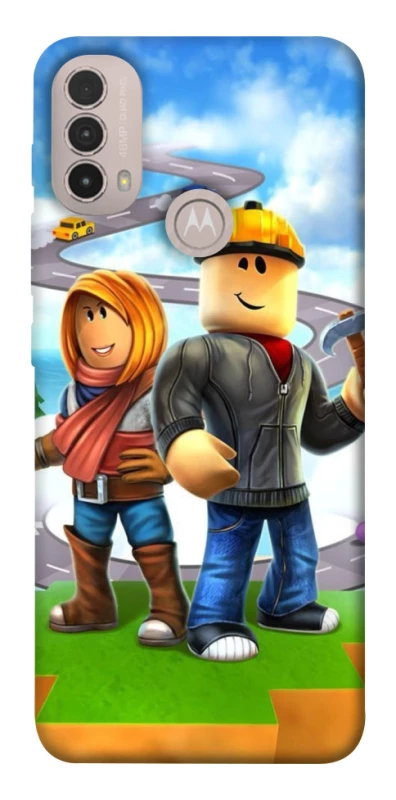 Чохол на Motorola Moto E40 Roblox Builder Adventure фото 1 з 1