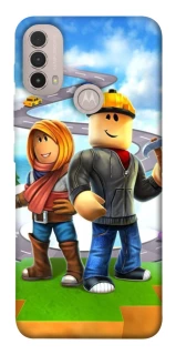 Чехол на Motorola Moto E40 Roblox Builder Adventure фото 1 из 1