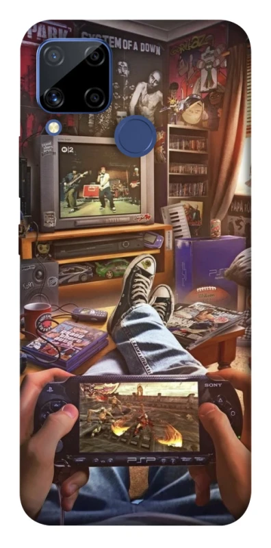 Чохол на Realme C15 Retro style v4 фото 1 з 1