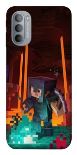 Чехол на Motorola Moto G31 Minecraft game adventure фото 1 из 1