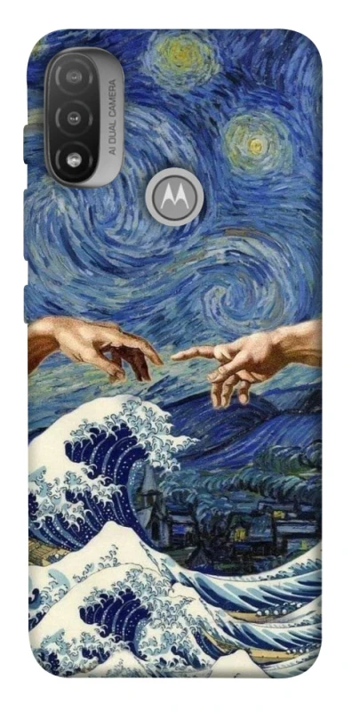 Чохол на Motorola Moto E20 Art collage ver.7 фото 1 з 1