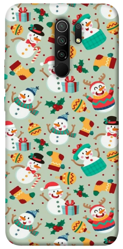 Чехол на Xiaomi Redmi 9 Новогодний v2 фото 1 из 1