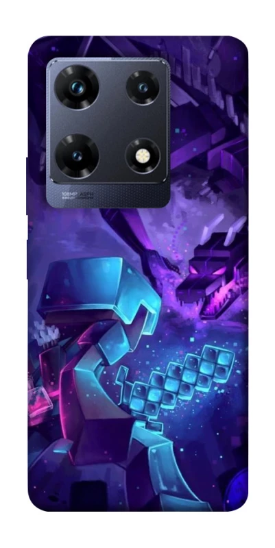 Чехол на Infinix Note 30 Pro Minecraft dragon фото 1 из 1