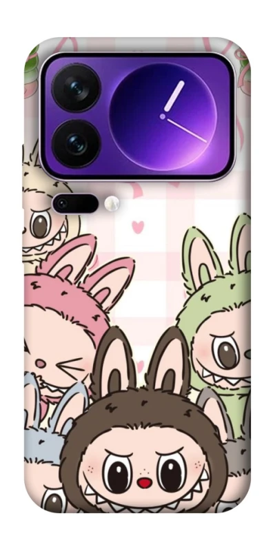 Чехол на Xiaomi 17 Pro Max All Labubu 2 фото 1 из 1