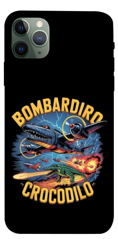 Чохол на Apple iPhone 11 Pro Max (6.5") Bombardino Crocodilo v2 фото 1 з 1