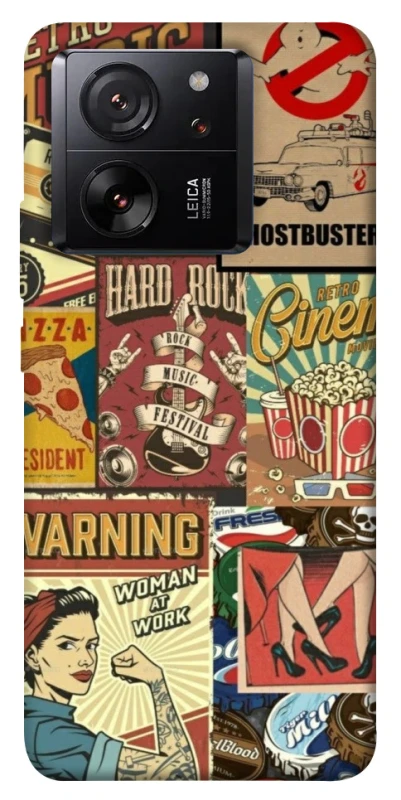 Чохол на Xiaomi 13T Pro Retro collage ver.2 фото 1 з 1