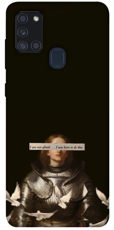 Чехол на Samsung Galaxy A21s Not afraid фото 1 из 1