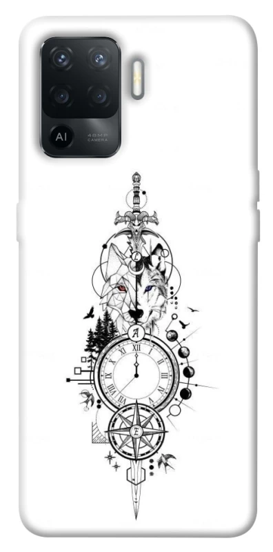 Чехол на Oppo Reno 5 Lite Tattoo ver.8 фото 1 из 1