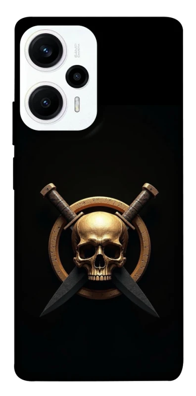 Чохол на Xiaomi Poco F5 / Note 12 Turbo Golden Skull фото 1 з 1
