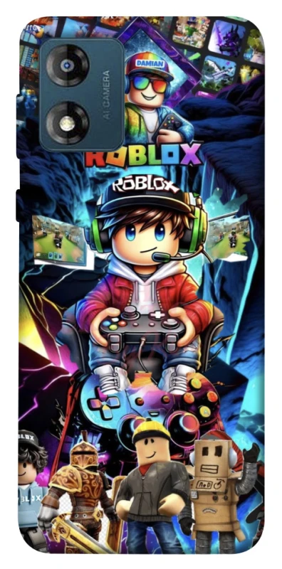 Чохол на Motorola Moto E13 Roblox collage ver.4 фото 1 з 1