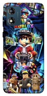 Чехол на Motorola Moto E13 Roblox collage ver.4 фото 1 из 1