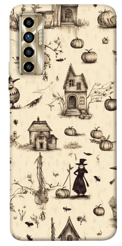 Чохол на TECNO Camon 17P Halloween aesthetic ver.1 фото 1 з 1