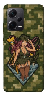 Чехол на Xiaomi Redmi Note 12 Pro 5G Military Waifu фото 1 из 1