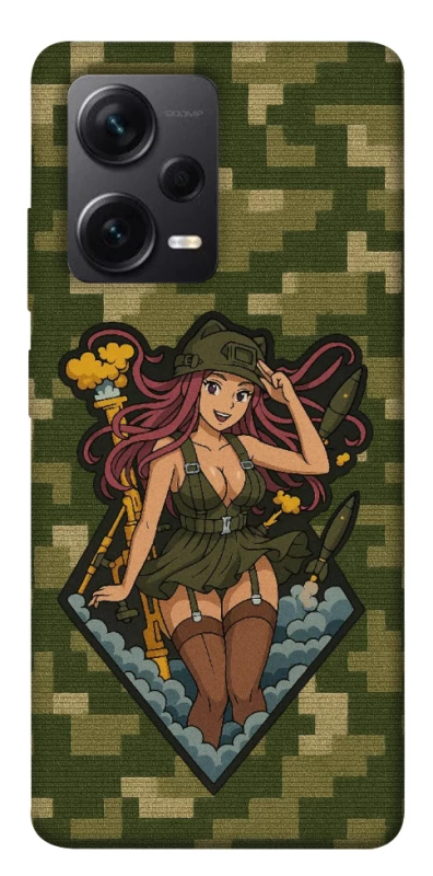 Чохол на Xiaomi Redmi Note 12 Pro+ 5G Military Waifu фото 1 з 1